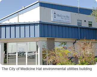 The City of Medicine Hat environmental utilities building