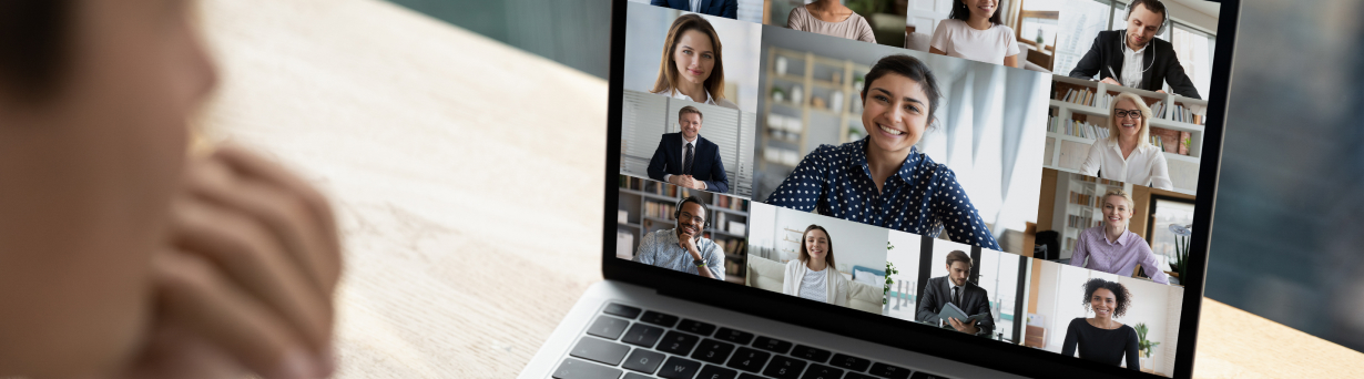 Colleagues from many locations using the advanced conferencing and collaboration capabilities of Webex from Bell to enhance productivity and efficiency.