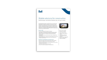 Read our solution overview for the construction industry Read our solution overview for the construction industry